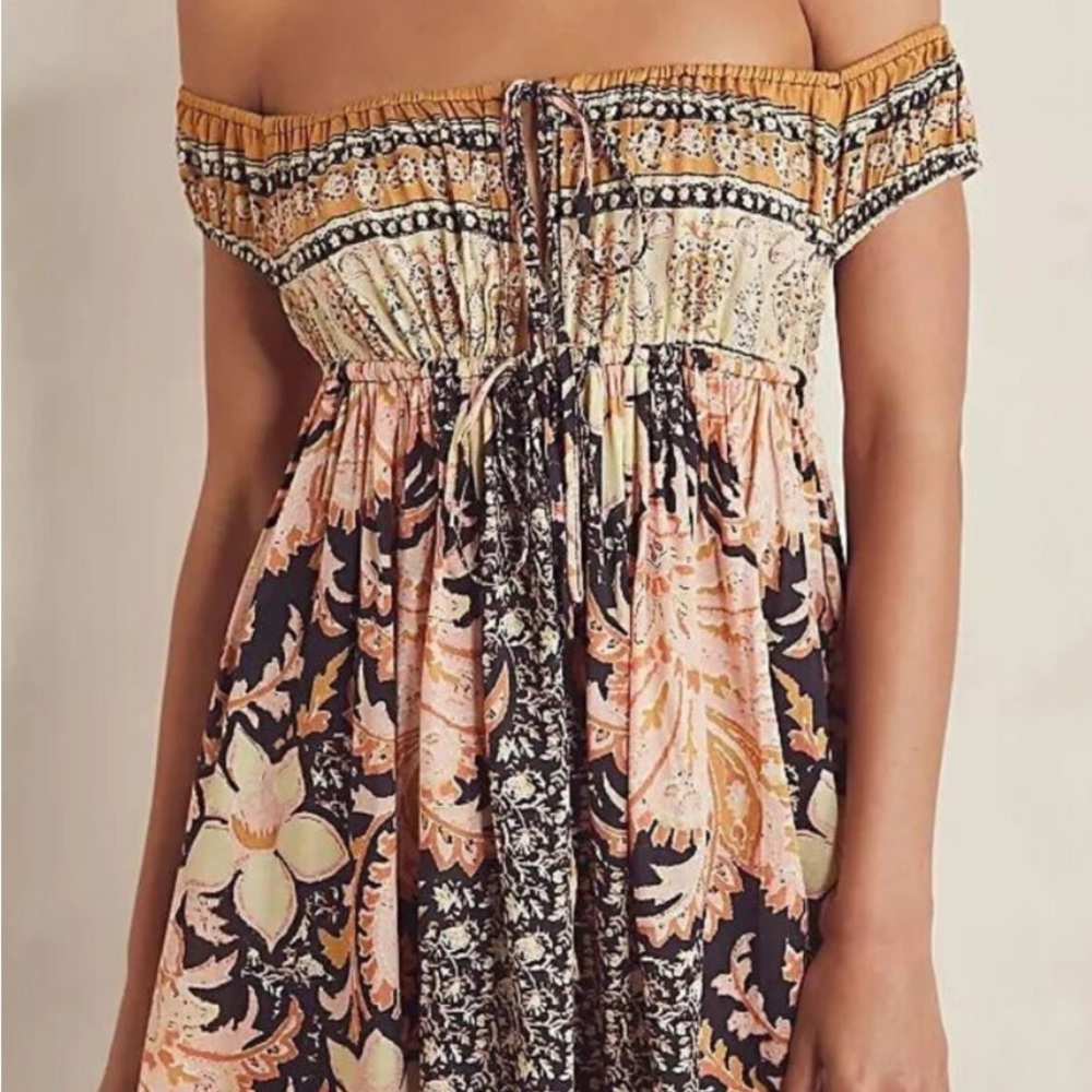 Free People Off-Shoulder Floral Top - Multicolor